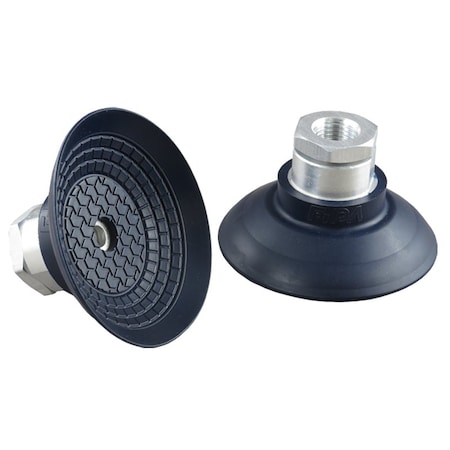 Fipa Bell shaped vacuum cup diam. 60 mm, NBR blue, fitting G3/8-female 103.060.136.1